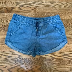 LOFT chambray shorts